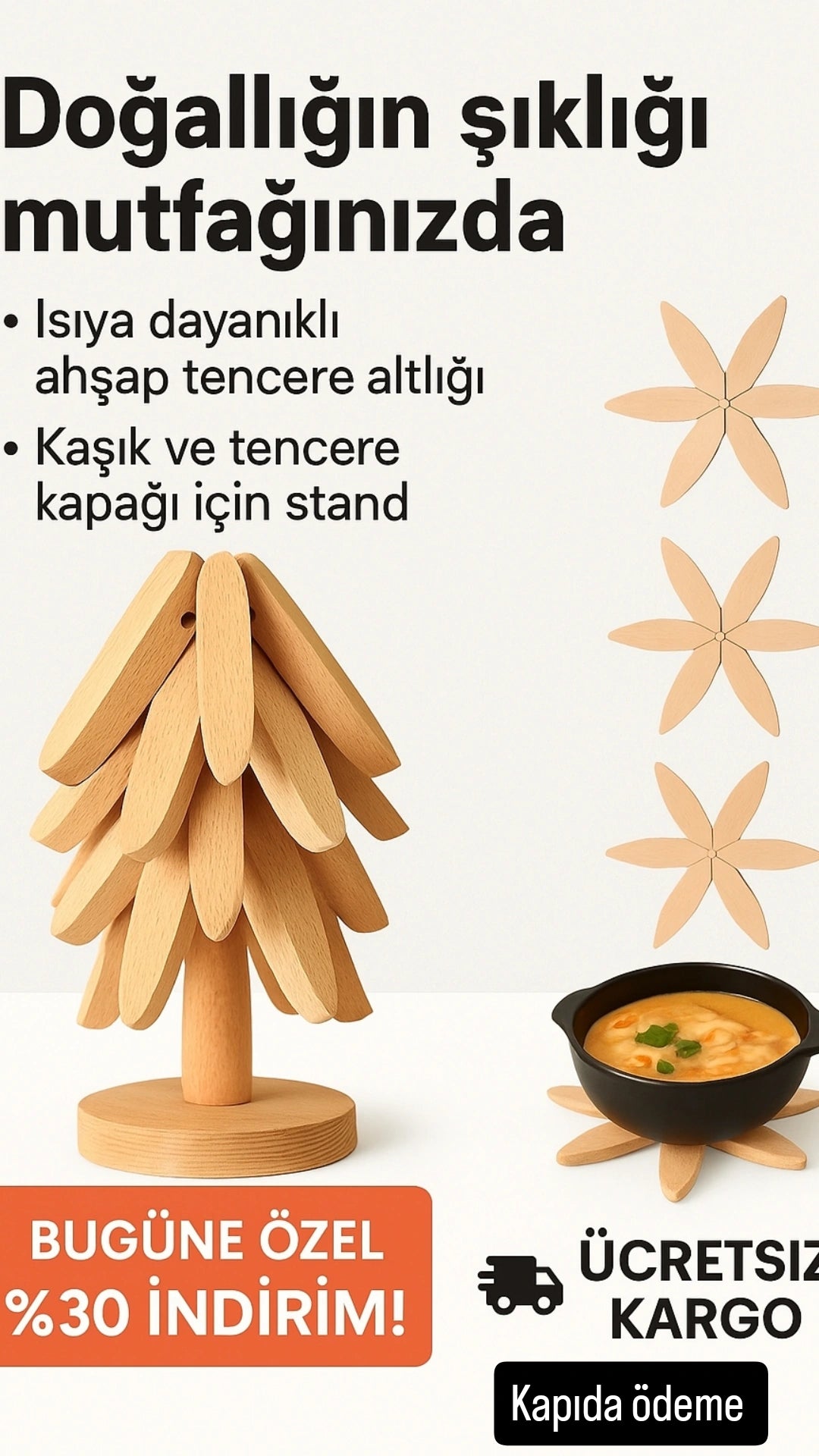 Standlı Bambu ağaç Nihale Seti